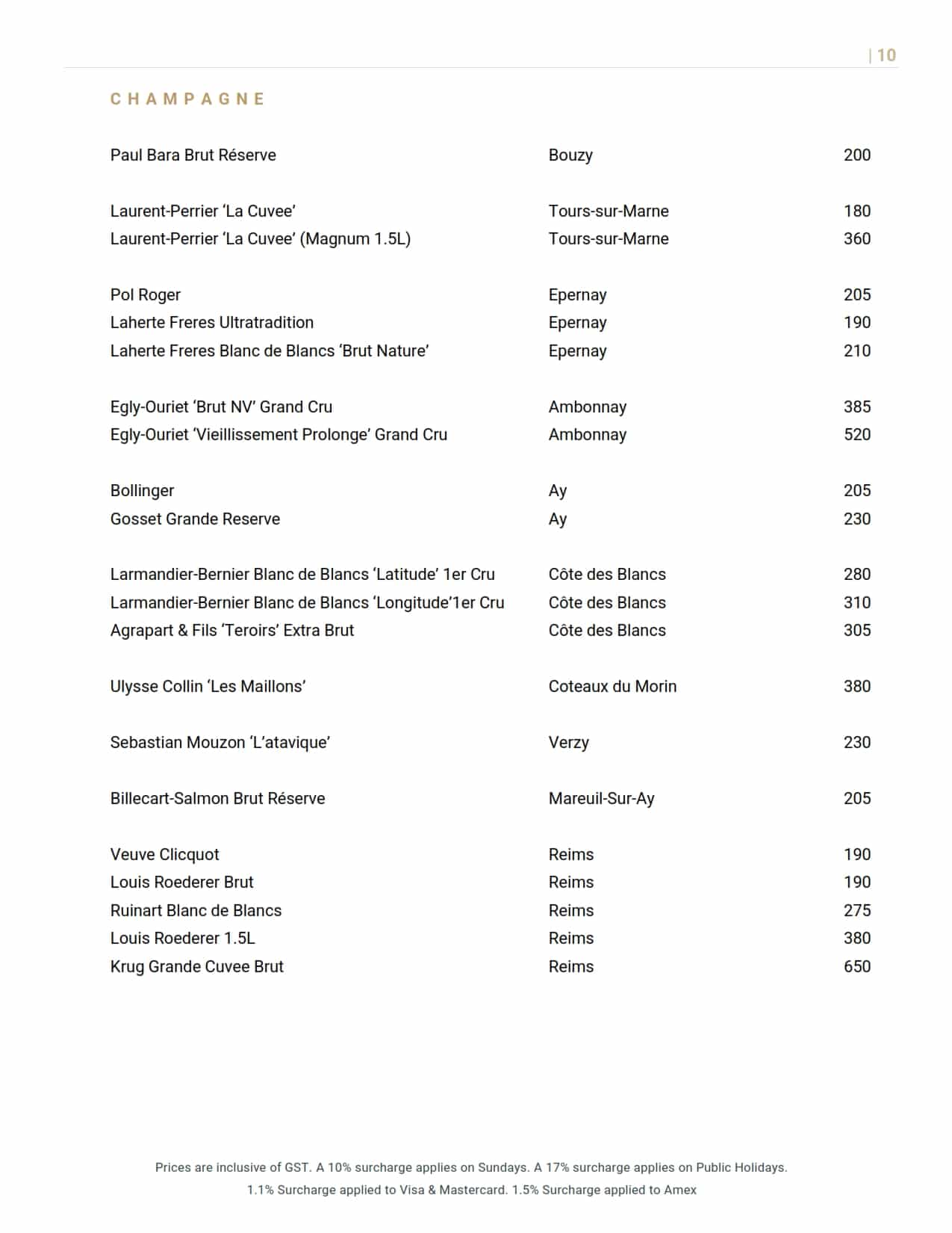 Rickys Wine List 010