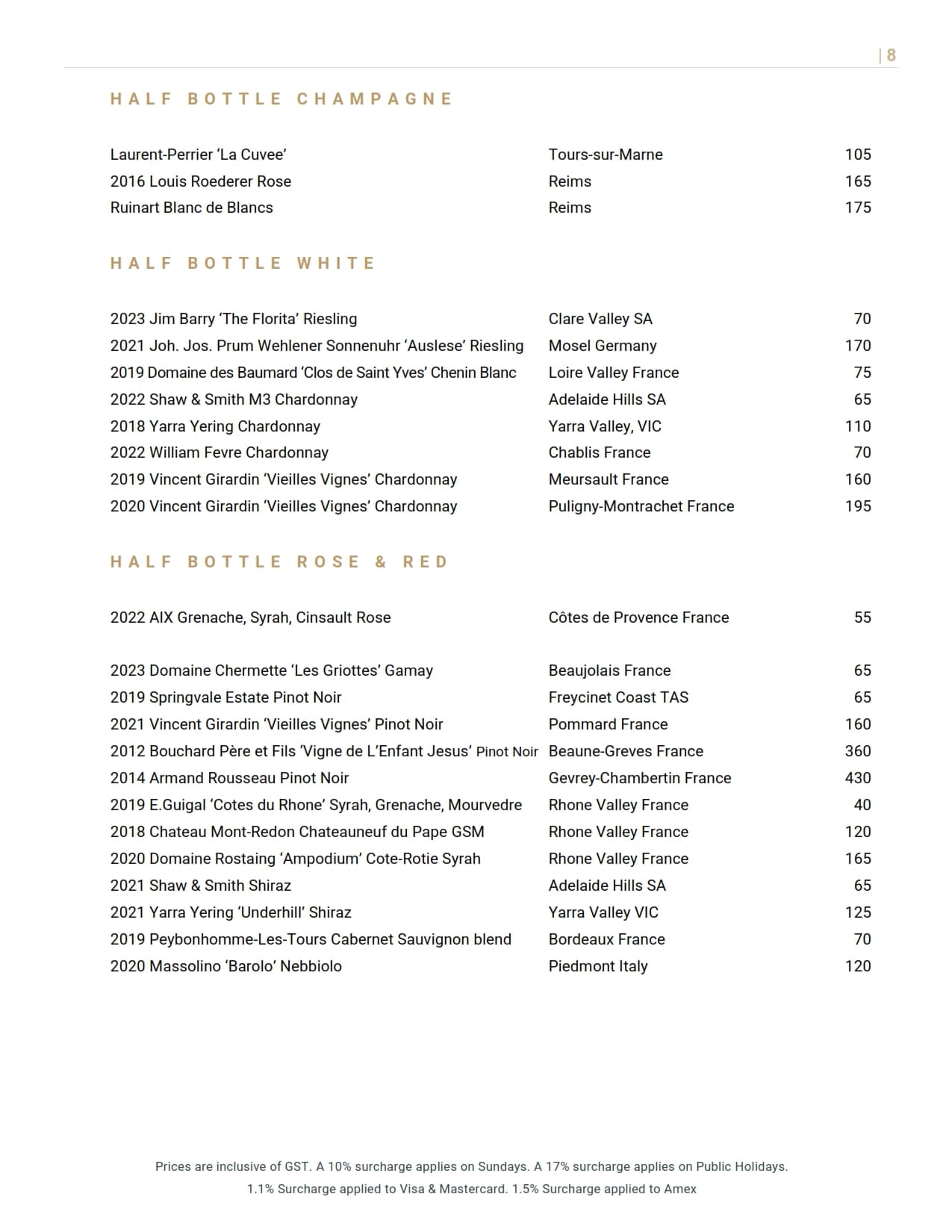 Rickys Wine List 008